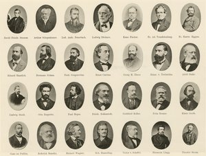 Portraits de célèbres Allemands de Ritter vom Deutschen Geiste - German School
