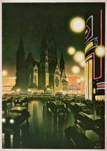 Carte postale représentant Berlin, vers 1930-1936