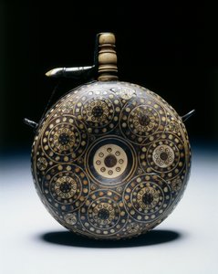 Flasque à poudre, vers 1620-50 - German School