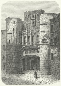 Porte Praetoria et Placa Nova, Barcelone (gravure) - German School