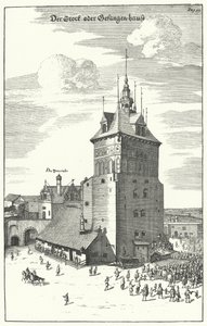 Flagellation publique à Dantzig à la fin du XVIIe siècle - German School