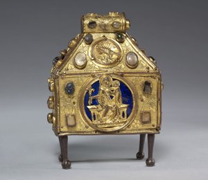 Reliquaire en forme de bourse, c.1320 - German School