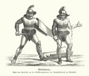 Gladiateurs romains - German School