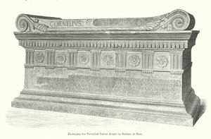 Sarcophage du soldat et consul romain Lucius Cornelius Scipio Barbatus au Vatican, Rome