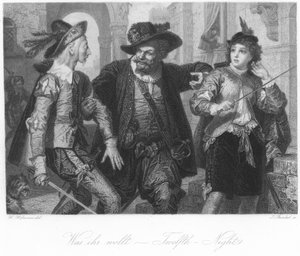 Scène de La Nuit des rois - German School