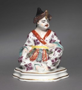 Figure chinoise assise, fabricant Meissen Porcelain Factory, c.1730