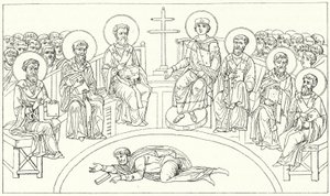 Deuxième concile de Nicée, 787 (gravure)