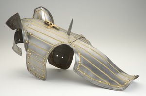 Shaffron, armure de tête de cheval - German School