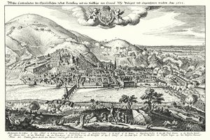 Siège de Heidelberg par le comte de Tilly - German School