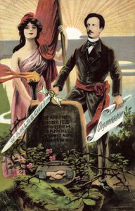 Carte postale de propagande socialiste