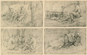 Soldats sur le front occidental - German School
