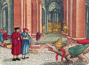 Parler en langues, Pentecôte, de la Bible de Luther, vers 1530