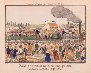 Chemin de fer à vapeur entre Berlin et Potsdam - German School