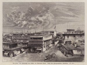 Rue menant au port de Callao, port de Lima, Pérou