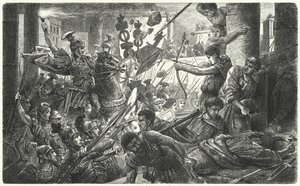 Sulla entre dans Rome avec son armée, 88 av. J.-C. - German School