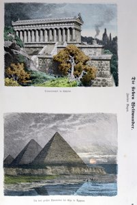Temple de Diane à Éphèse et les Pyramides de Gizeh, d