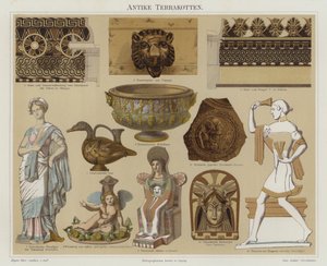 Antiquités en terre cuite - German School