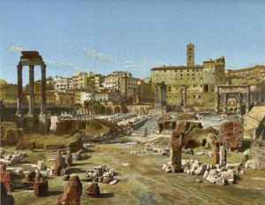 Le Forum, Rome (chromolitho)