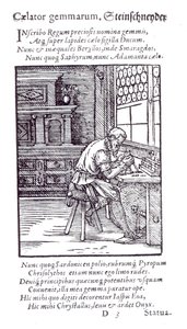 Le graveur de gemmes, publié par Hartman Schopper