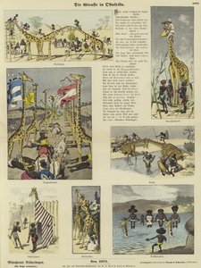 La girafe en Afrique orientale - German School