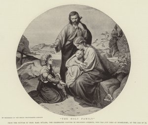 La Sainte Famille (gravure) - German School