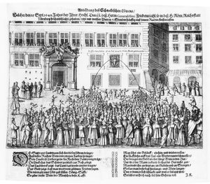 La paix de Nuremberg, 25 septembre 1649 - German School