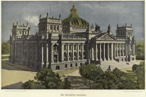 Le bâtiment du Reichstag à Berlin - German School