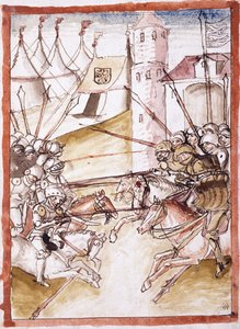 Les Romains attaquent Augsbourg, vers 1490