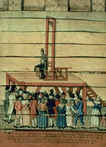 La Terreur - Jean Georges Schneider (1756-94) et la guillotine