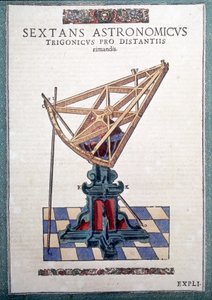 Le sextant astronomique dans "Astronomiae instituatae machanicia" de Tycho Brahe (1546 - 1601), Wandsbeck