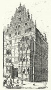 La maison du polymathe allemand Gottfried Wilhelm Leibniz à Hanovre