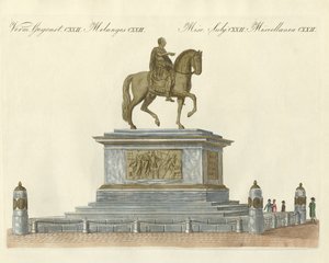 La statue de Joseph II devant le château de l
