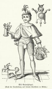 Till Eulenspiegel (gravure) - German School