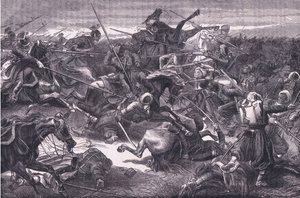 Attaque des uhlans, Histoire de la guerre entre la France et l