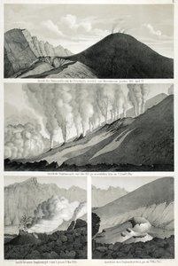 Vue du mont Somma et du mont Vésuve, vue de l