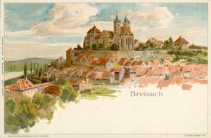 Vue de la ville de Breisach, Allemagne