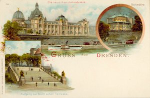 Vues de Dresde, Allemagne