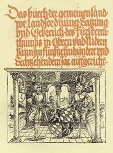 Gravure sur bois du Bairish Landplot