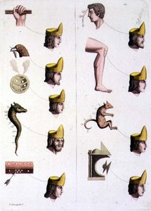 Objets représentant des rois mexicains - Gerolamo Fumagalli