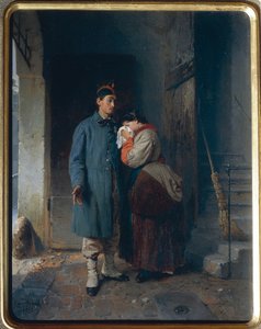 Le départ des conscrits de 1866 - Gerolamo Induno
