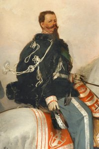 Vittorio Emanuele II à cheval