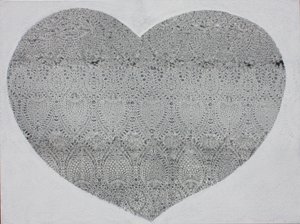 Neige au cœur, 2023 (acrylique sur toile) - Gerrit Greve
