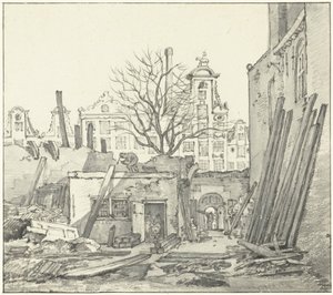 Démolition de la Maison des Indes occidentales à Amsterdam
