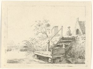 Escalier au bord de l