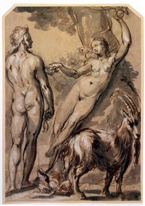 Adam et Ève. La Chute - Gerrit Pietersz