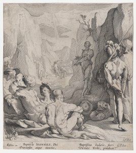 Saint Jean-Baptiste prêchant, 1593 - Gerrit Pietersz Sweelink