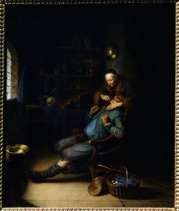 Le tireur de dents - Gerrit Dou