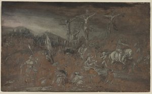 La Crucifixion, seconde moitié des années 1600 - Gerrit van Battem