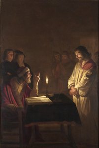 Le Christ devant le grand prêtre, vers 1617 - Gerrit van Honthorst