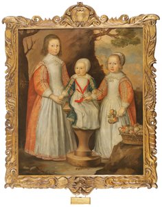 Portrait des trois enfants de George Preston de Holker, 1650